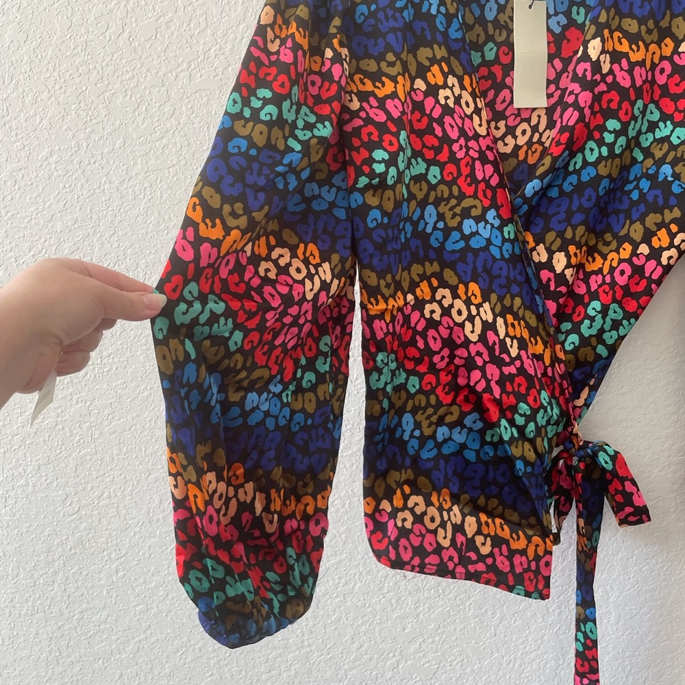 Anthropologie NWT Never Fully Dressed Wrap Top - Picture 9 of 11